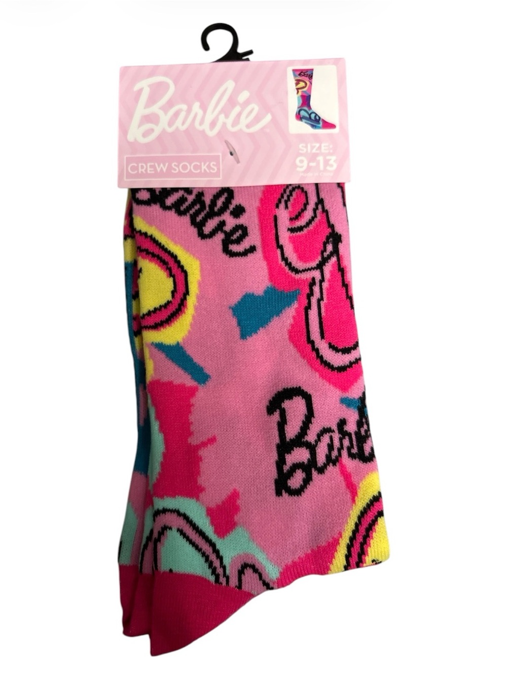 Barbie Logos Women’s Crew Socks